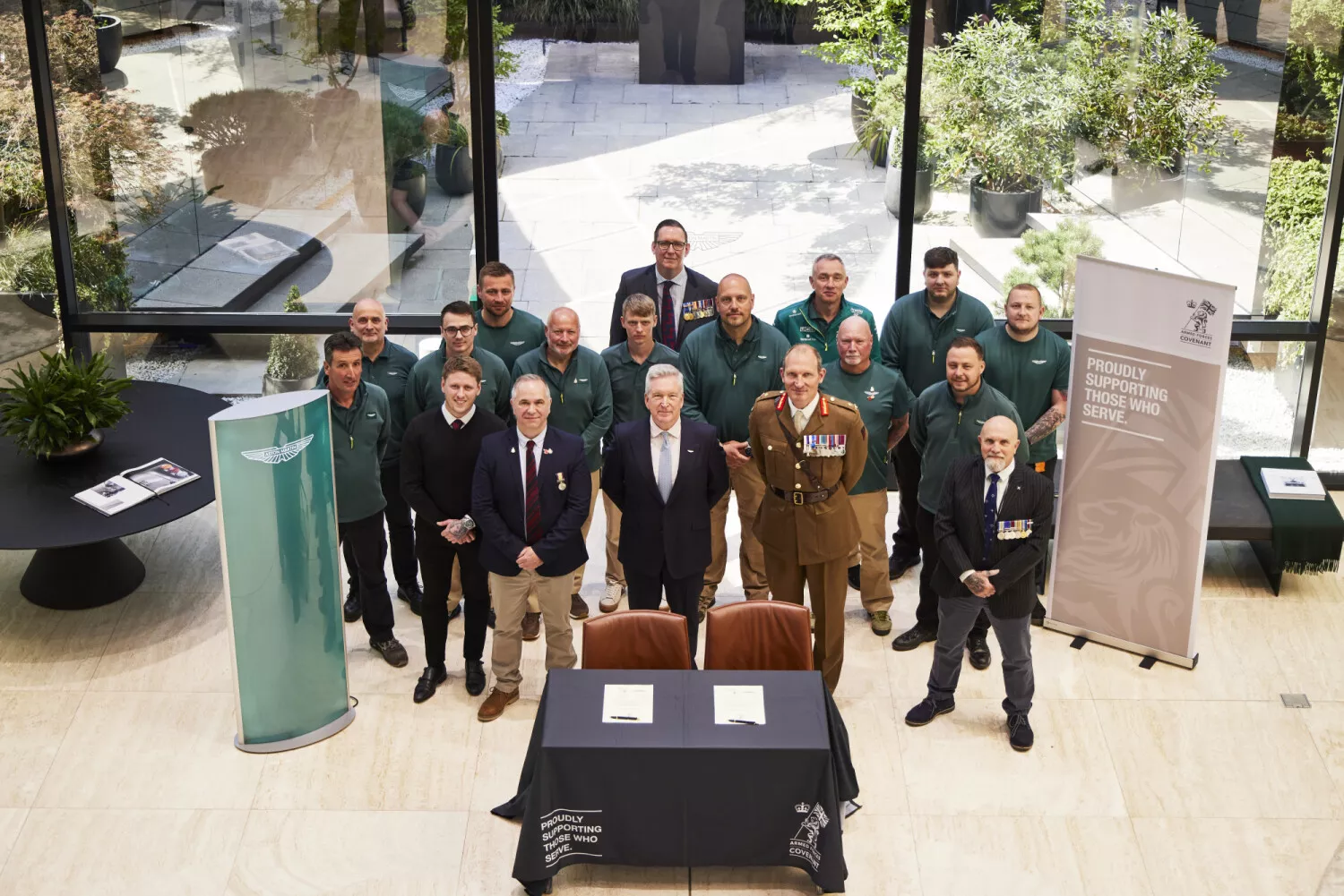 Aston Martin signs Armed Forces Covenant_2